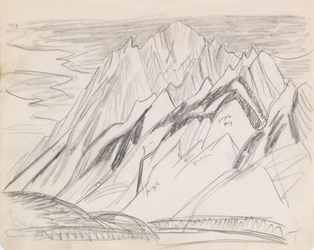 Lawren Stewart Harris (1885-1970) - Study for Mountain Forms