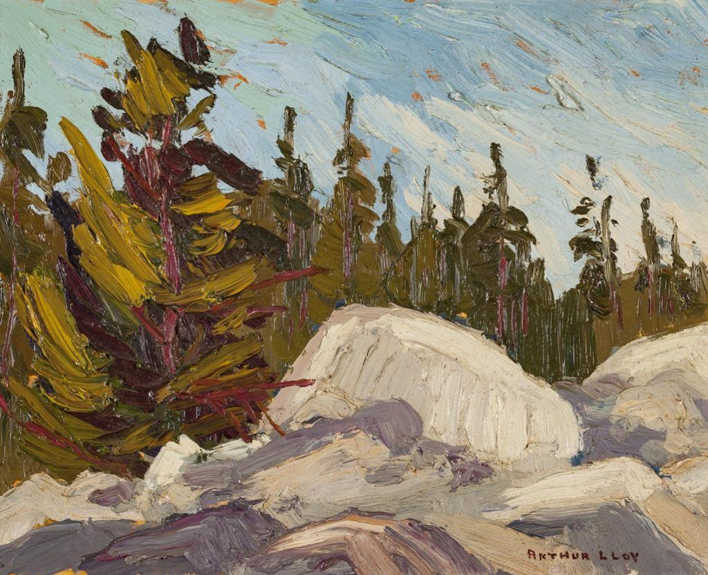 Arthur George Lloy (1929-1986) - Shore Rocks, Sandy Cove, N.S