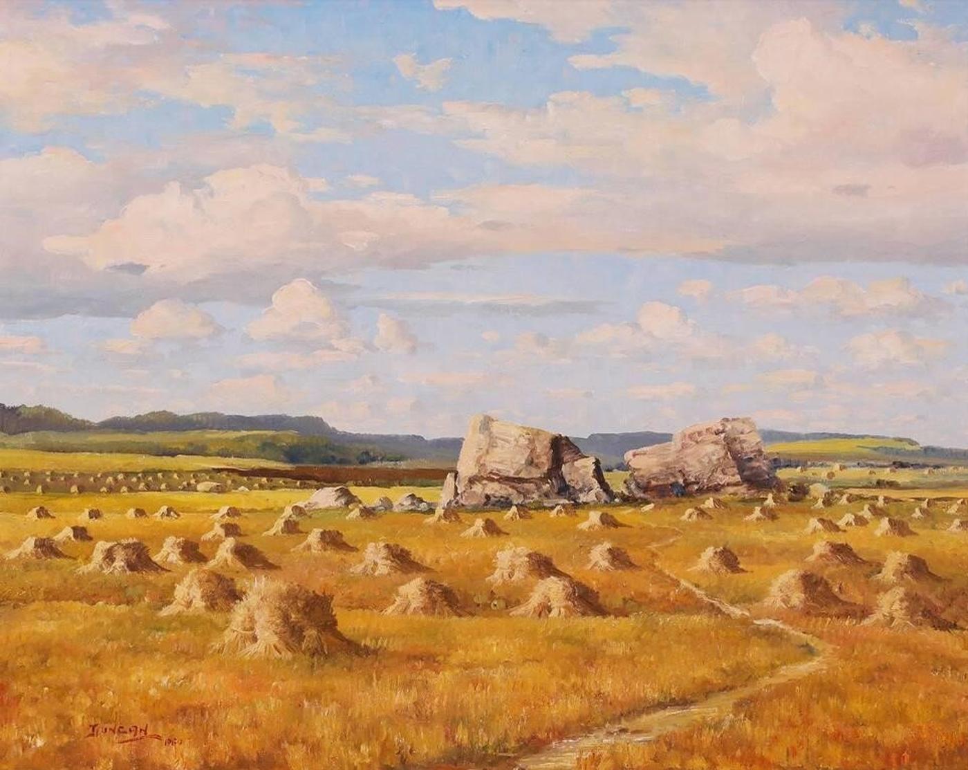 Duncan Mackinnon Crockford (1922-1991) - The Rocks Nr. Okotoks, Alberta; 1980