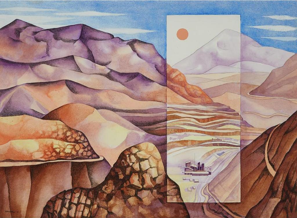 Mario Carreño (1913-1999) - El Indio (Mining Volume I), Chile, 1982