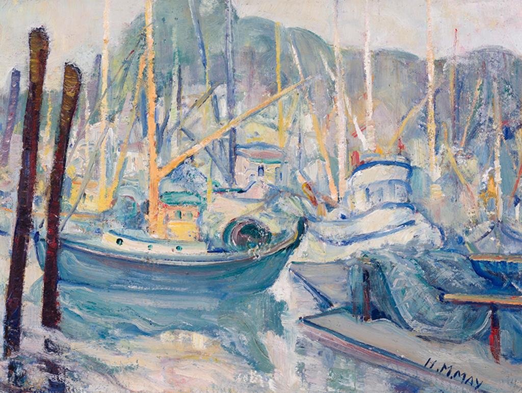 Henrietta Mabel May (1877-1971) - Fishing Boats, Montreal