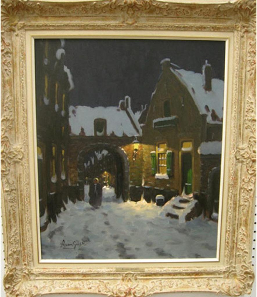 A. Van Gilst - Dutch Village-Winter