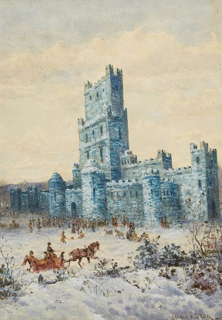 Aaron Allan Edson (1846-1888) - The Ice Palace, Montreal, 1885