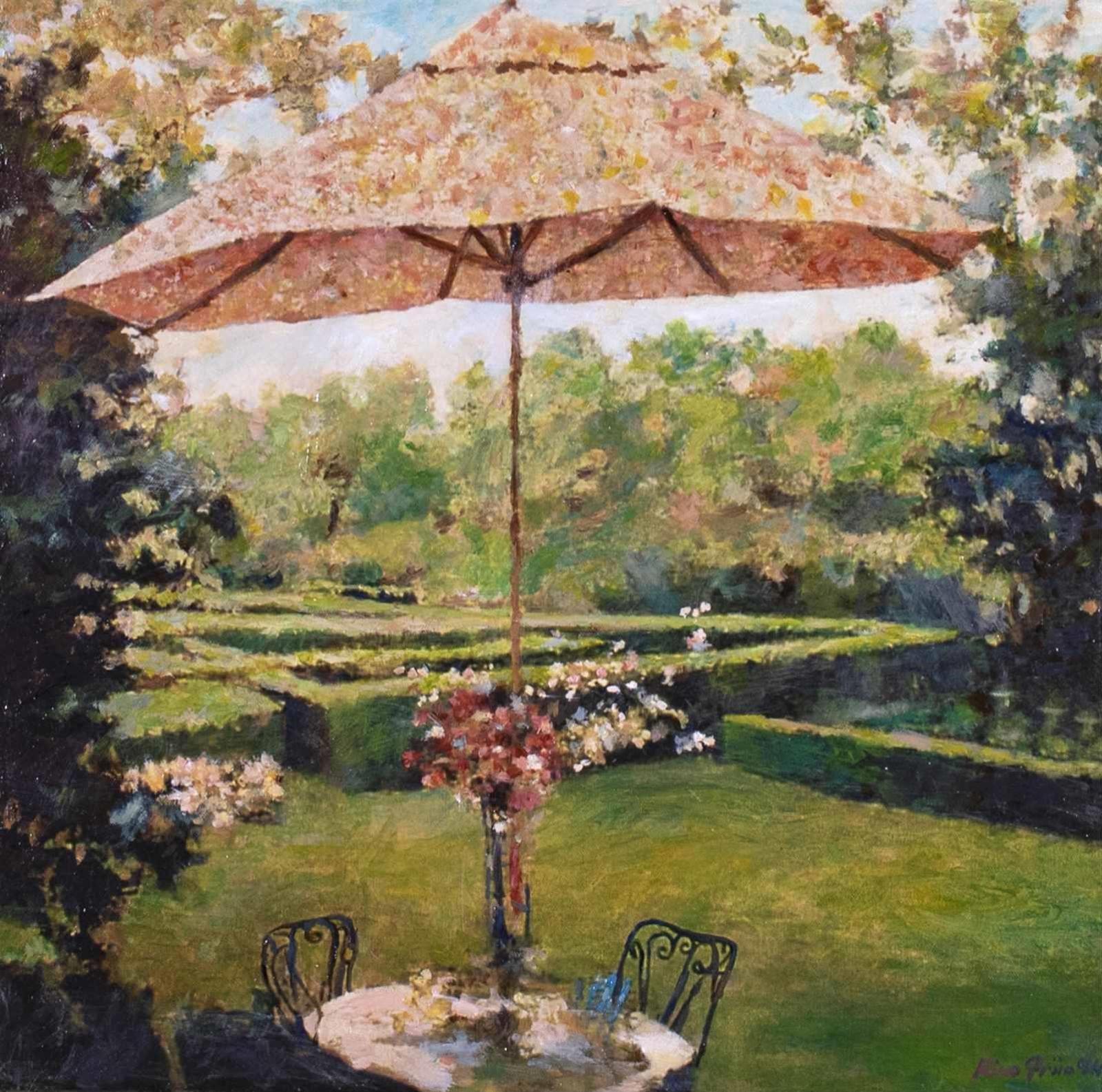 Rino Friio (1955) - A Garden Patio; 1994