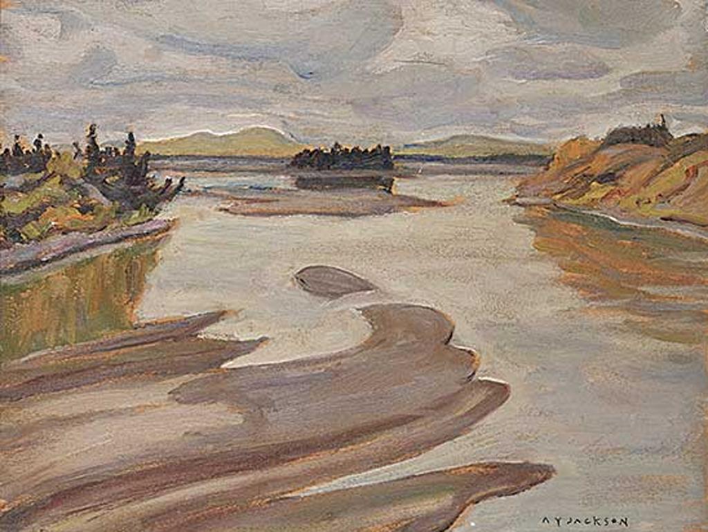 Alexander Young (A. Y.) Jackson (1882-1974) - Tanana River, Alaska