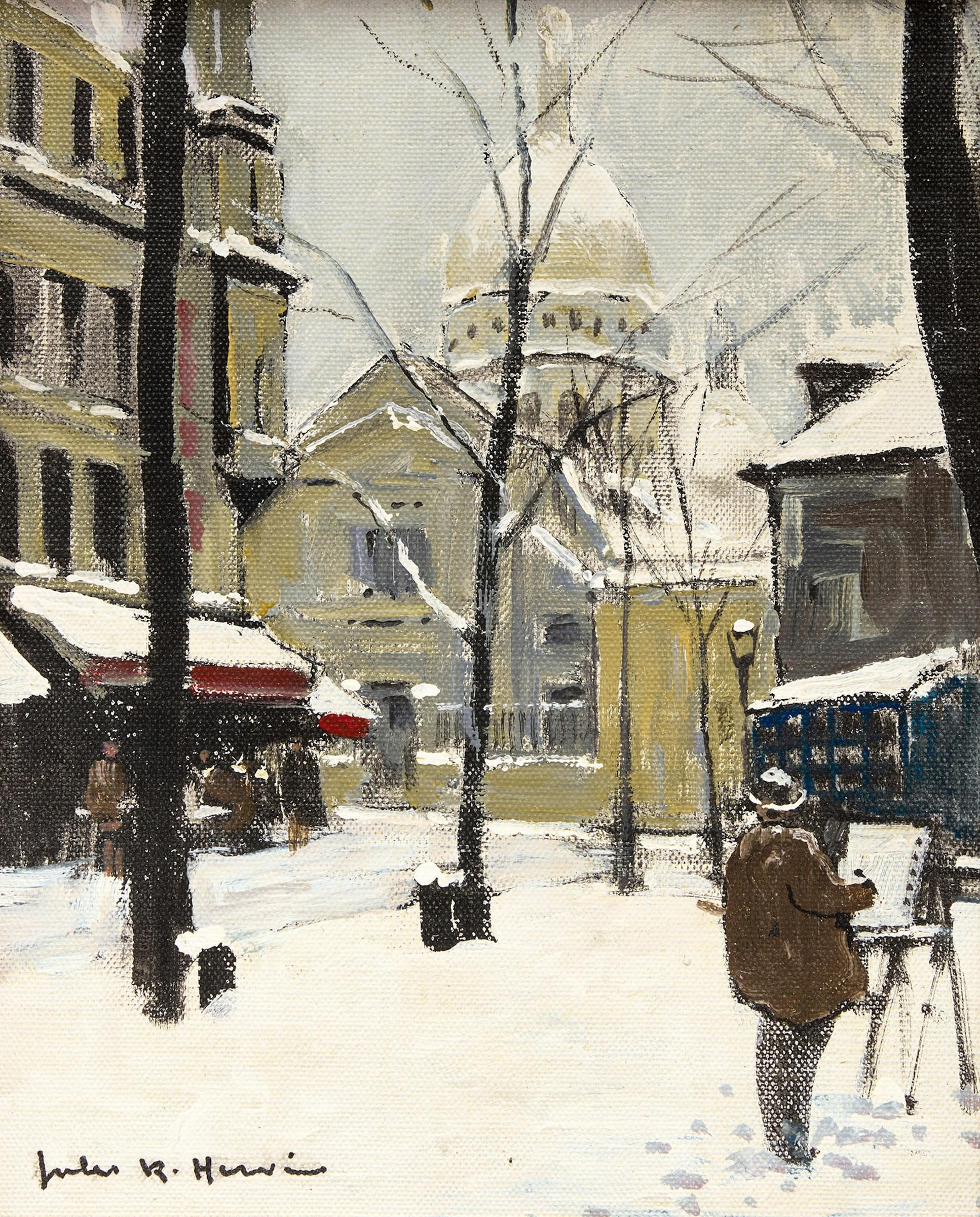 Jules Rene Herve (1887-1981) - Montmartre Place du Tertre