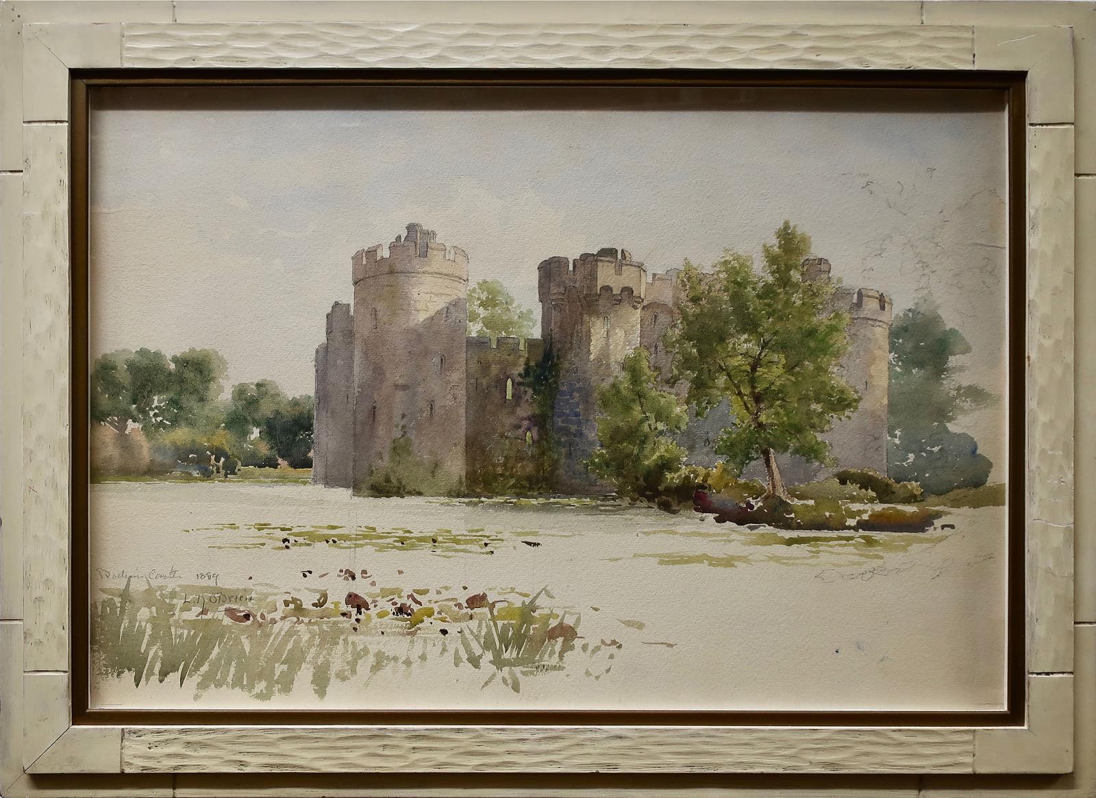 Lucius Richard O'Brien (1832-1899) - Bodiam Castle (Sussex, England)