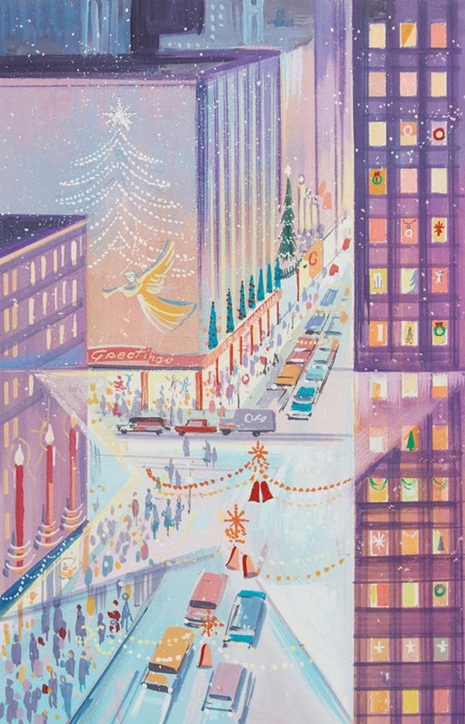 Walter Jackson Coucill (1915-1982) - Hallmark Christmas Card Illustration #2