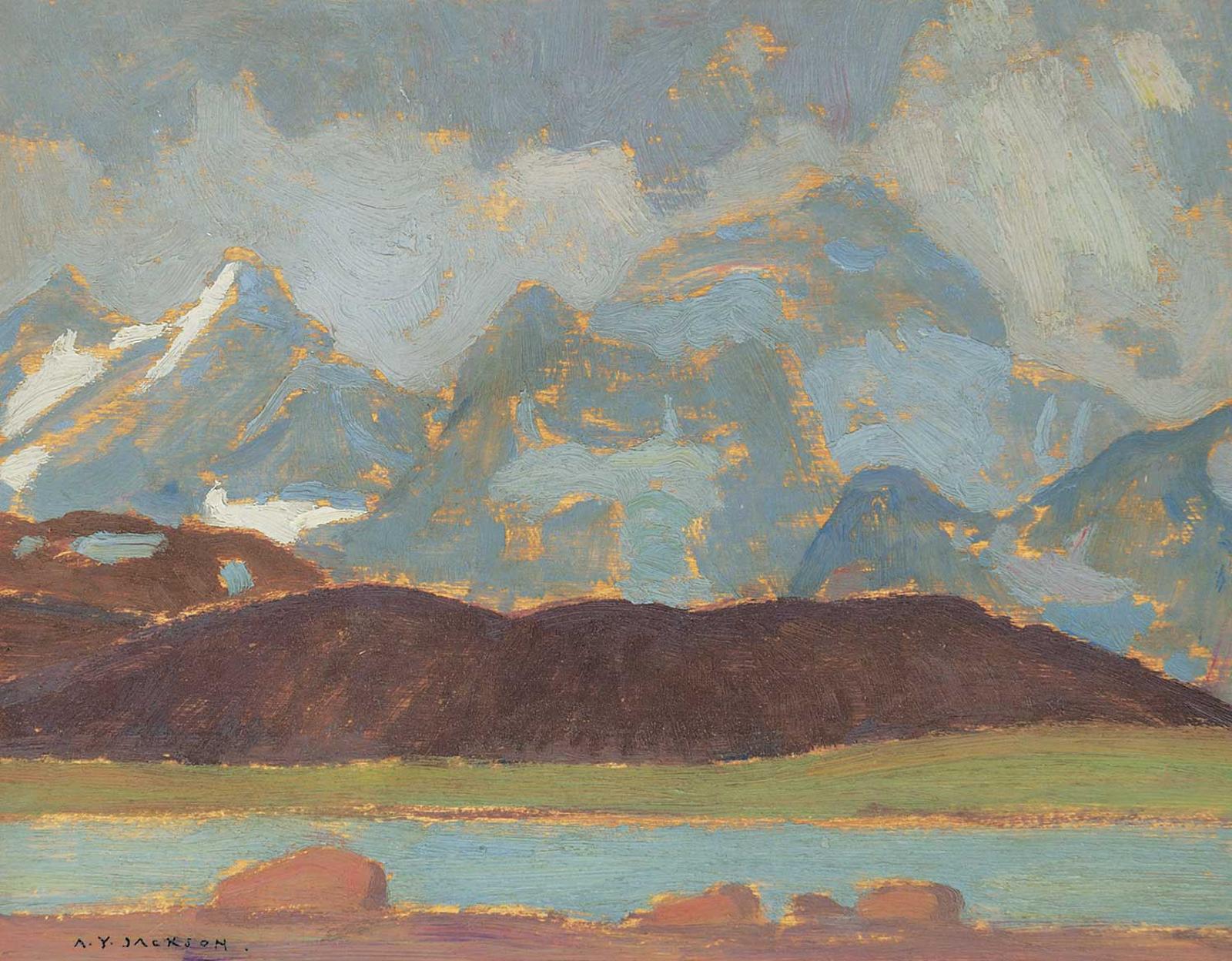 Alexander Young (A. Y.) Jackson (1882-1974) - Mountains Near Jasper