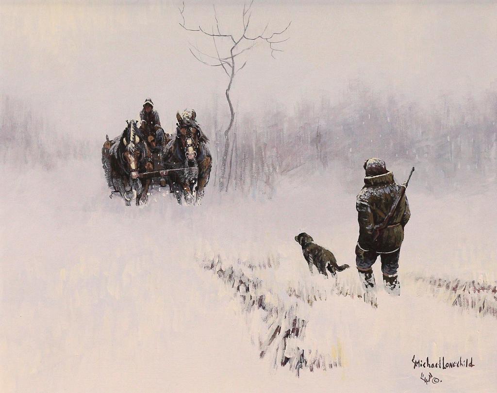 Michael Lonechild (1955) - Too Much Snow To Hunt