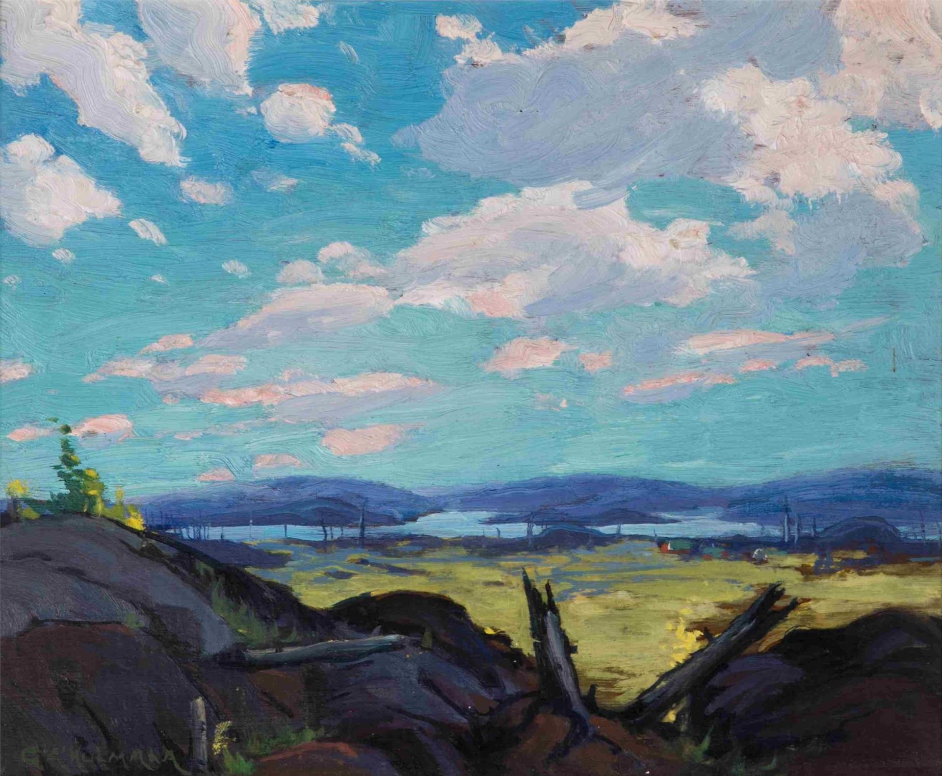 George Arthur Kulmala (1896-1940) - Untitled (Pink Clouds c. 1930)