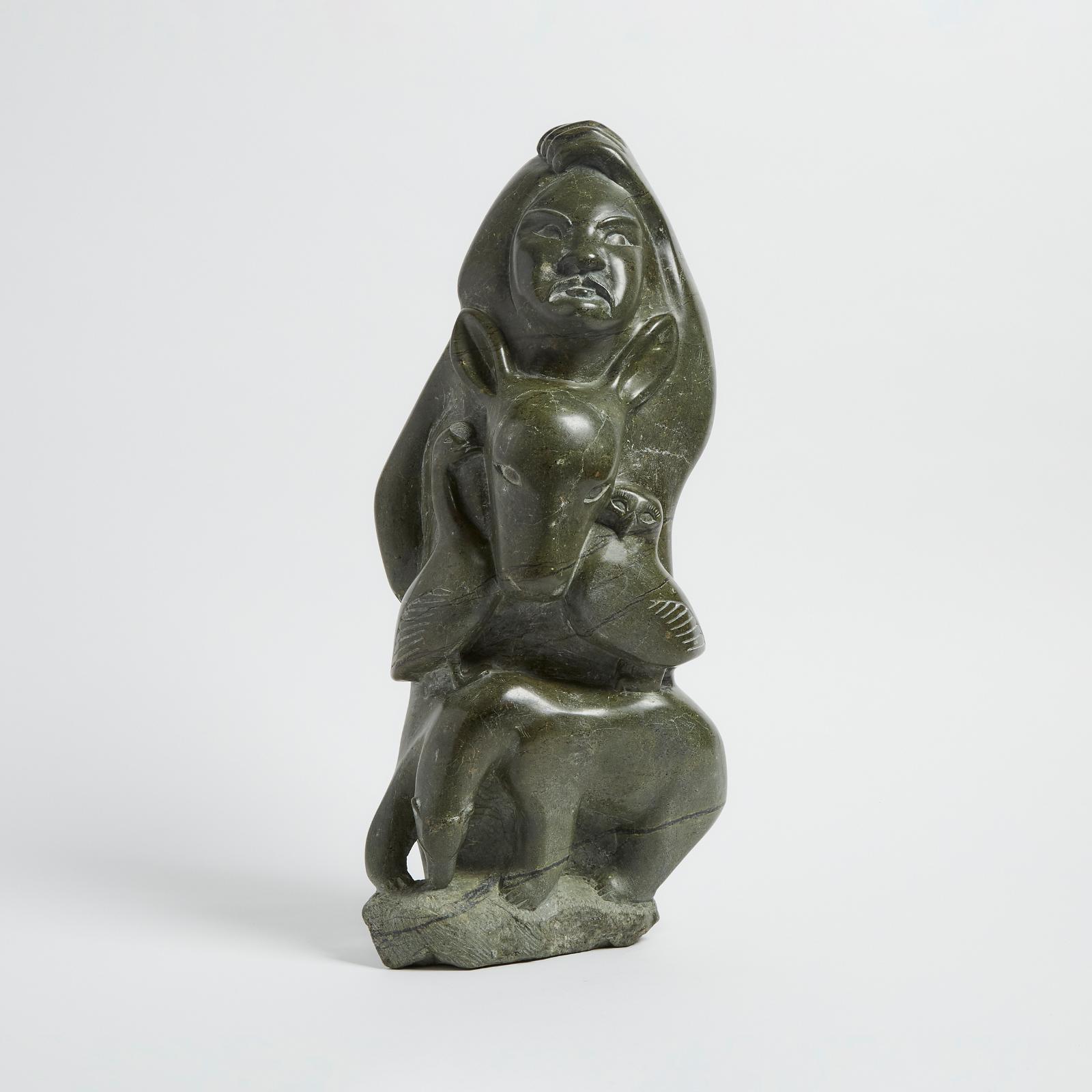 Osuitok Ipeelee (1923-2005) - Figures, Goose, Owl, Polar Bear