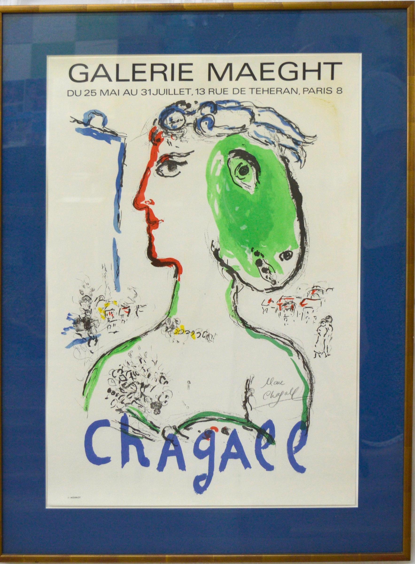 Marc Chagall (1887-1985) - Affiche d'exposition