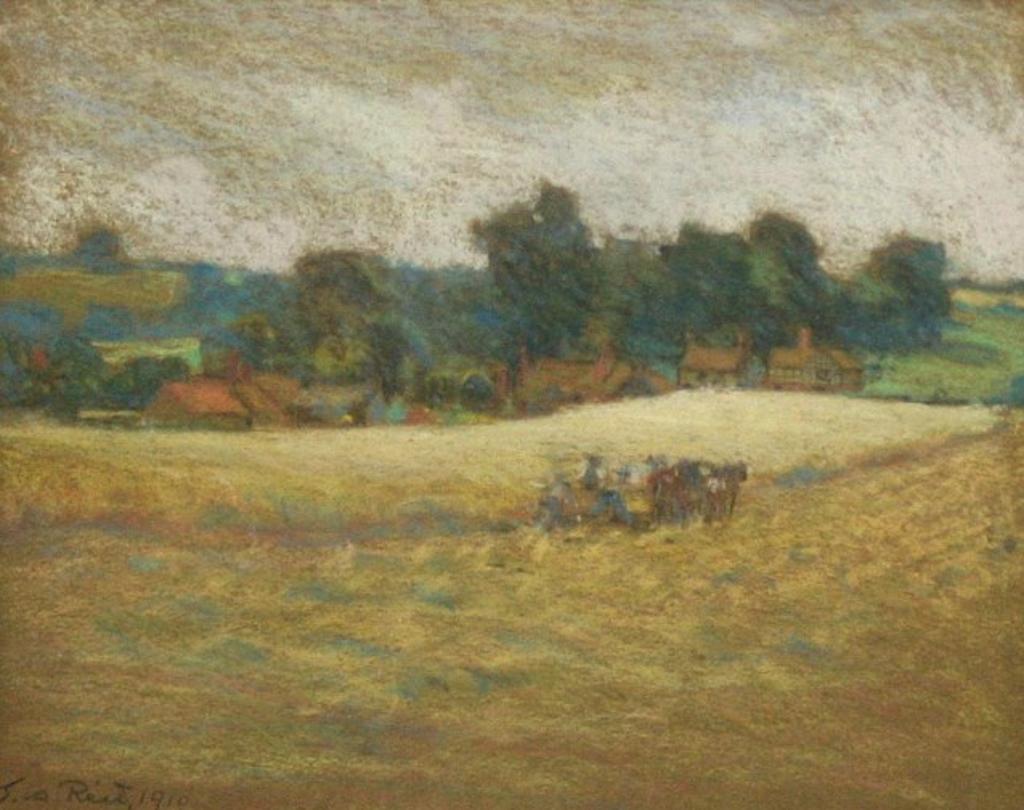 George Agnew Reid (1860-1947) - Cutting Hay