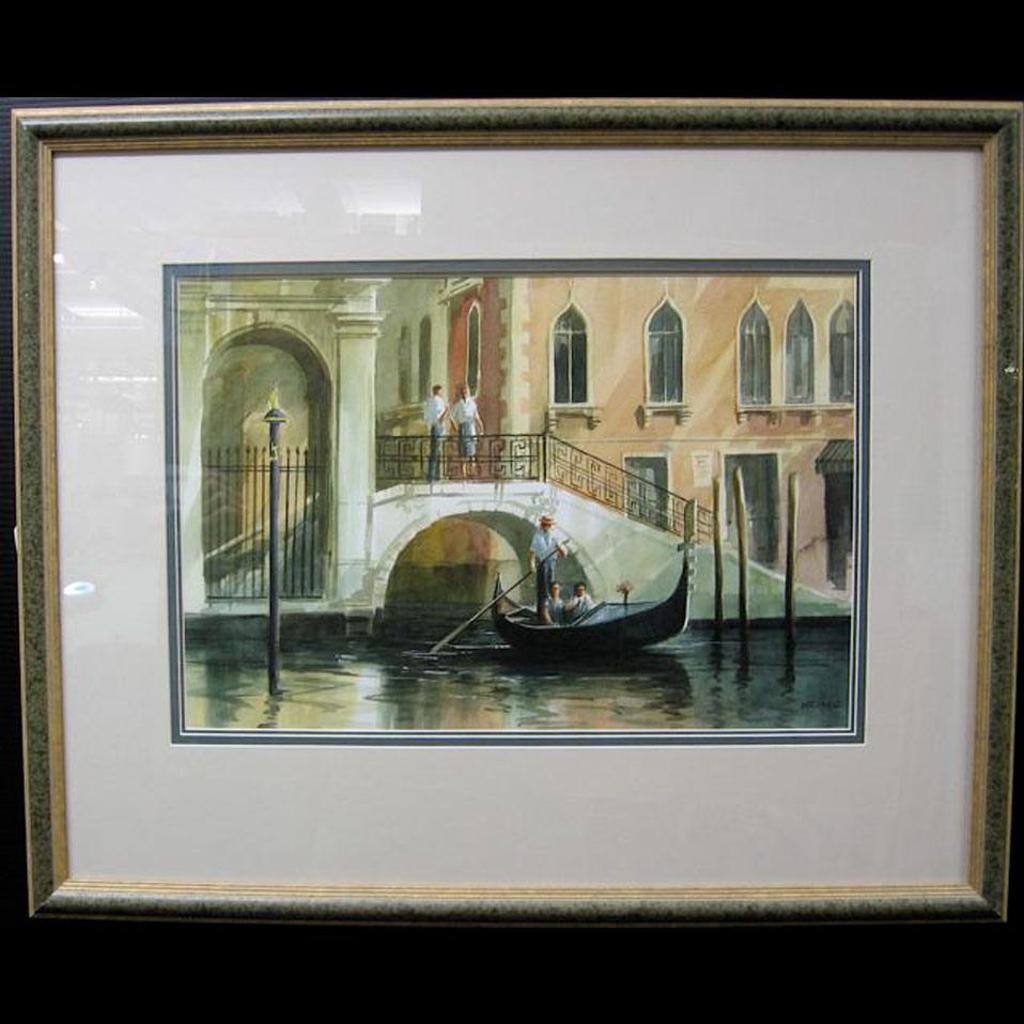 Harry Heine (1924-2004) - The Gondolier, Venice