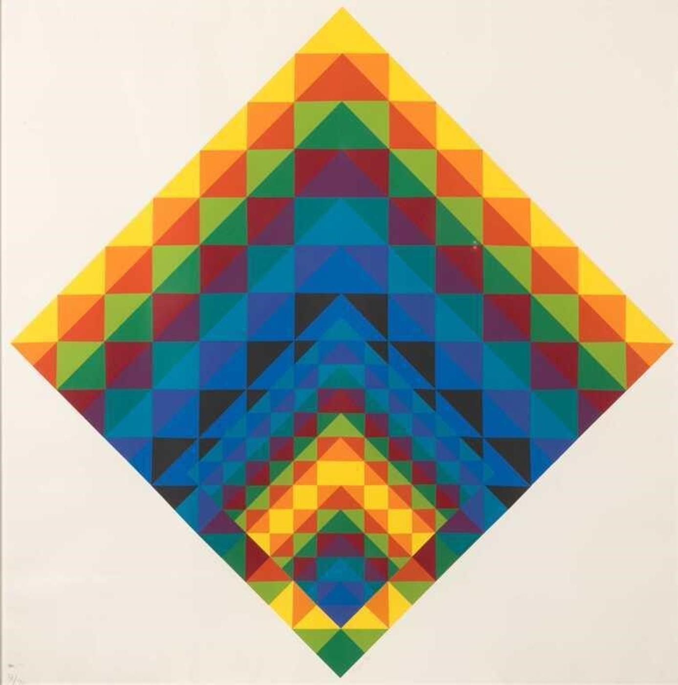 Herbert Bayer (1900-1985) - Chromatic Triangulation (1968)