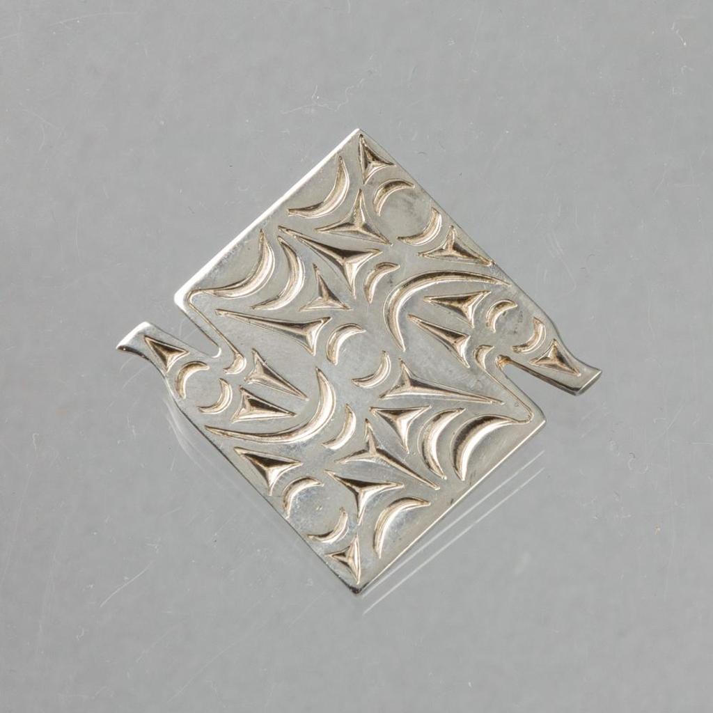 Susan A. Sparrow Point (1952) - a limited edition cast silver brooch/pendant with Serpent