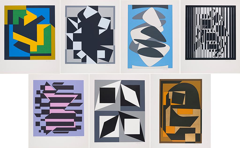 Victor Vasarely (1906-1997) - Works from Budapest 1 Print Portfolio