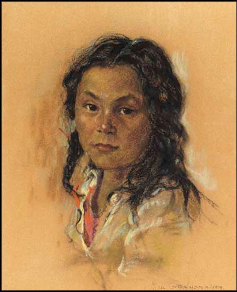 Nicholas (Nickola) de Grandmaison (1892-1978) - Portrait of a Young Indian Girl