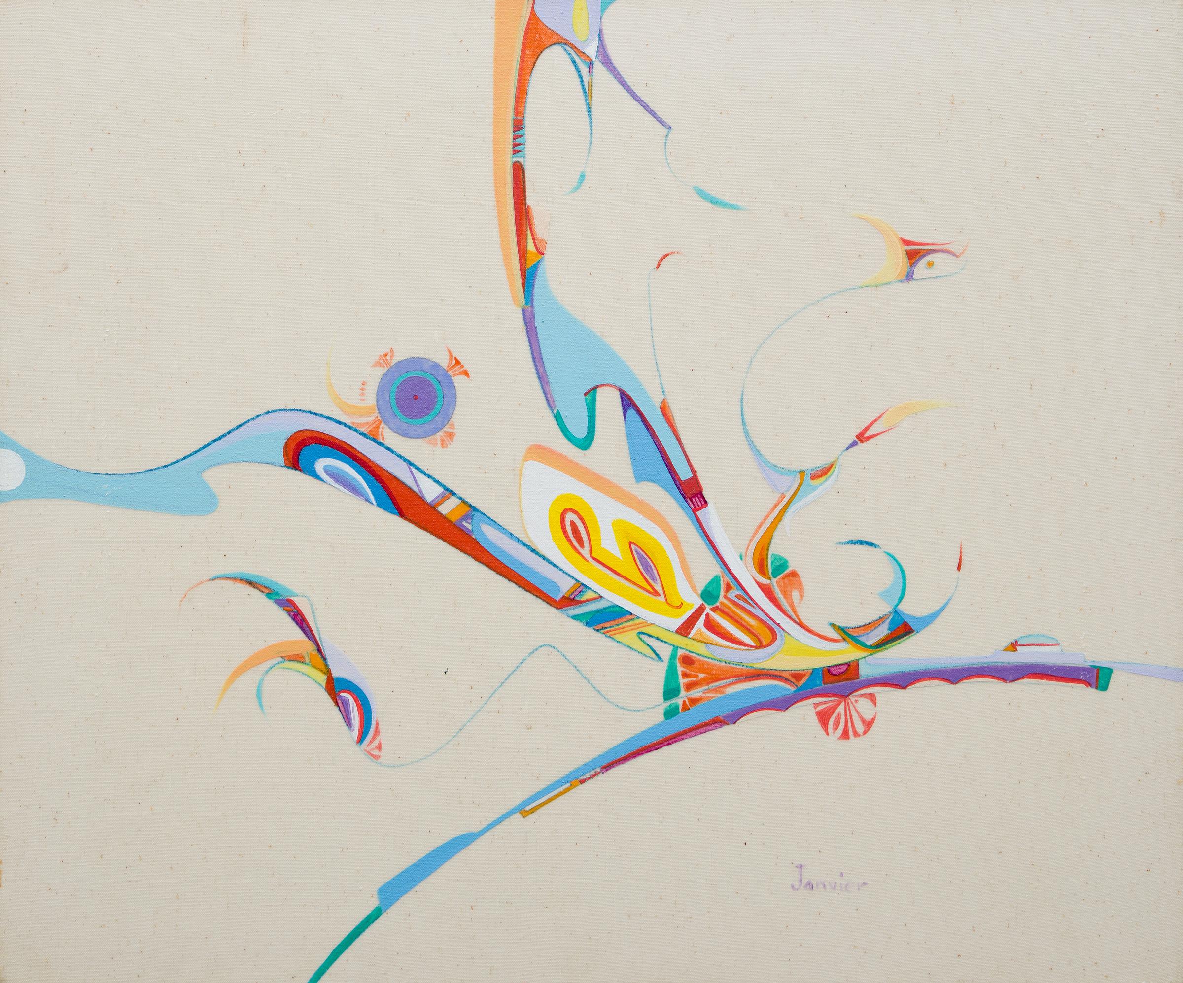 Alex Simeon Janvier (1935) - Ladies Fancy Dance, 1980