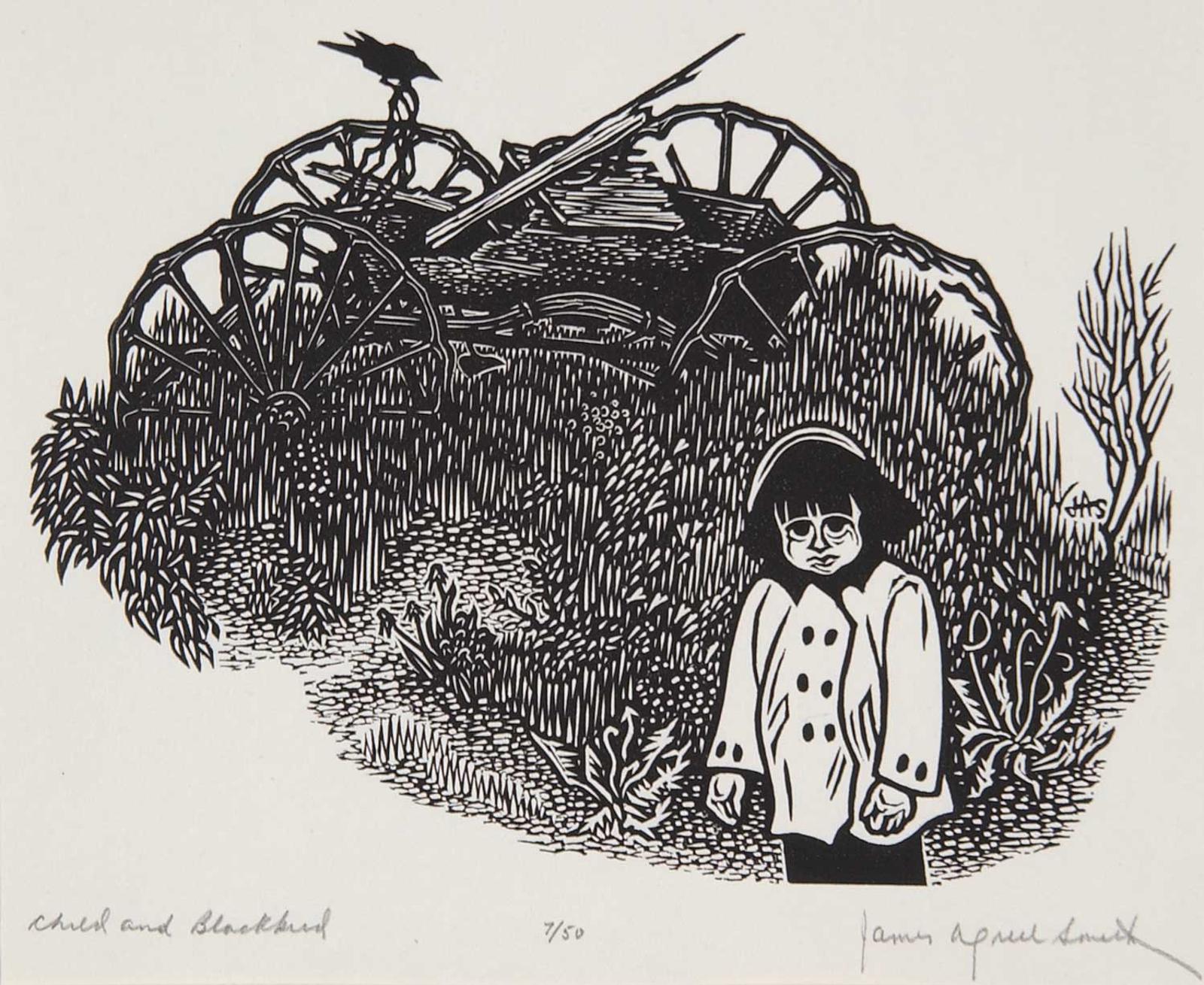 James Agrell Smith - Child and Blackbird  #7/50