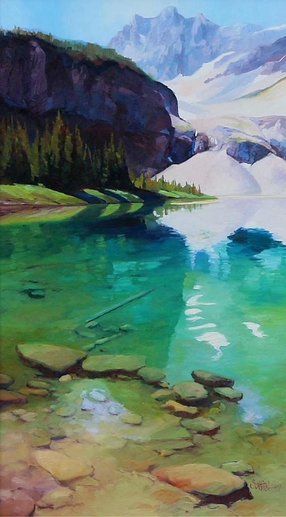 Alice Saltiel-Marshall (1948) - Haiduck Lake And Peak, Banff National Park; 2007