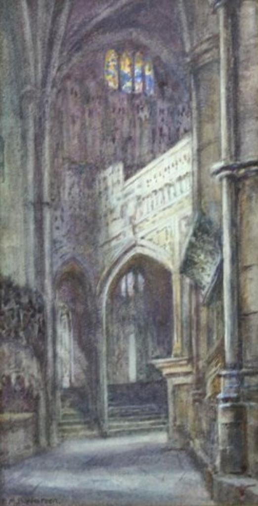 Emily Mary Bibbens Warren (1869-1956) - Cathedral Interior