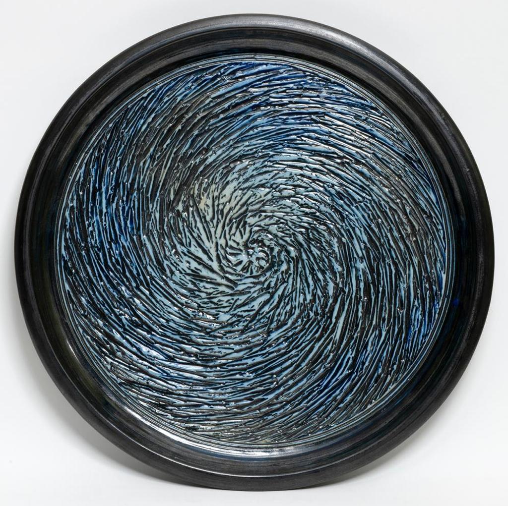 Jack Sures (1934-2018) - Large Platter with Swirls