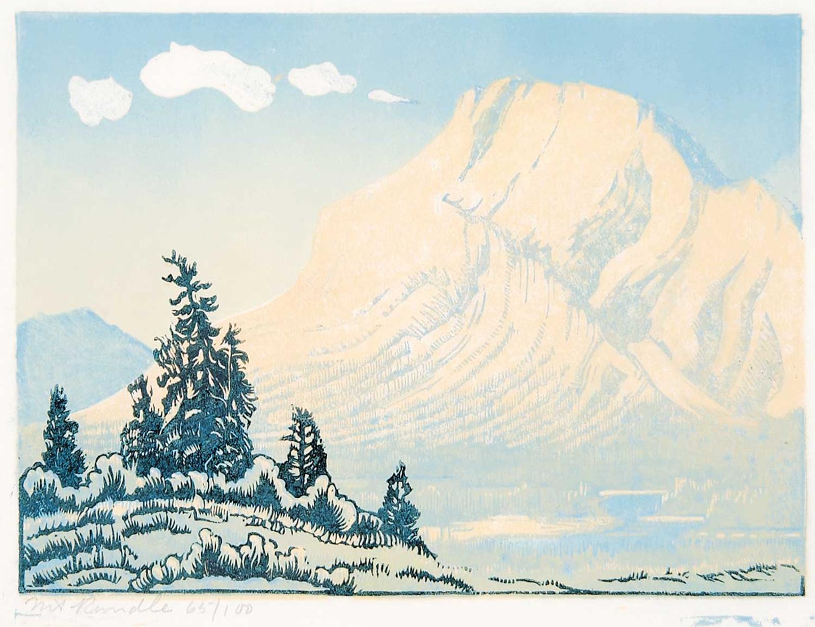 Margaret Dorothy Shelton (1915-1984) - Mount Rundle  #65/100