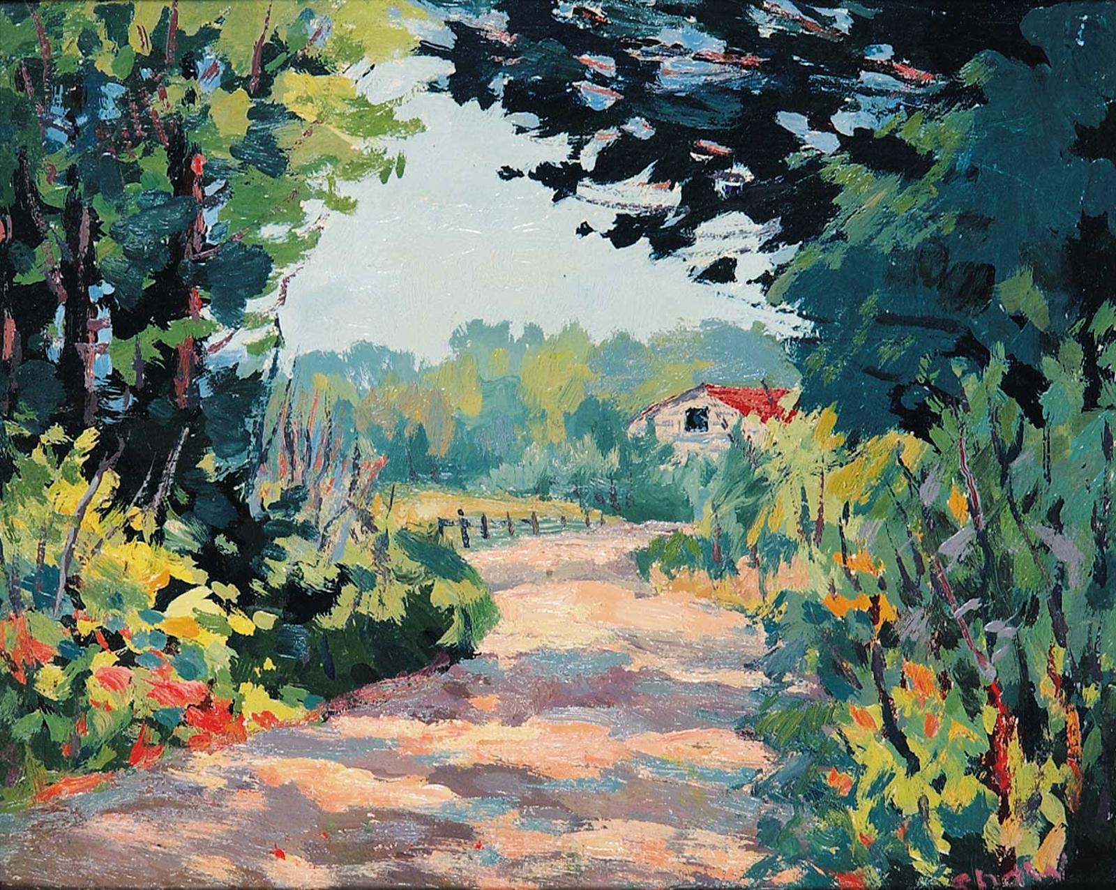 Stuart Clifford Shaw (1896-1970) - Untitled - Path to the Cabin