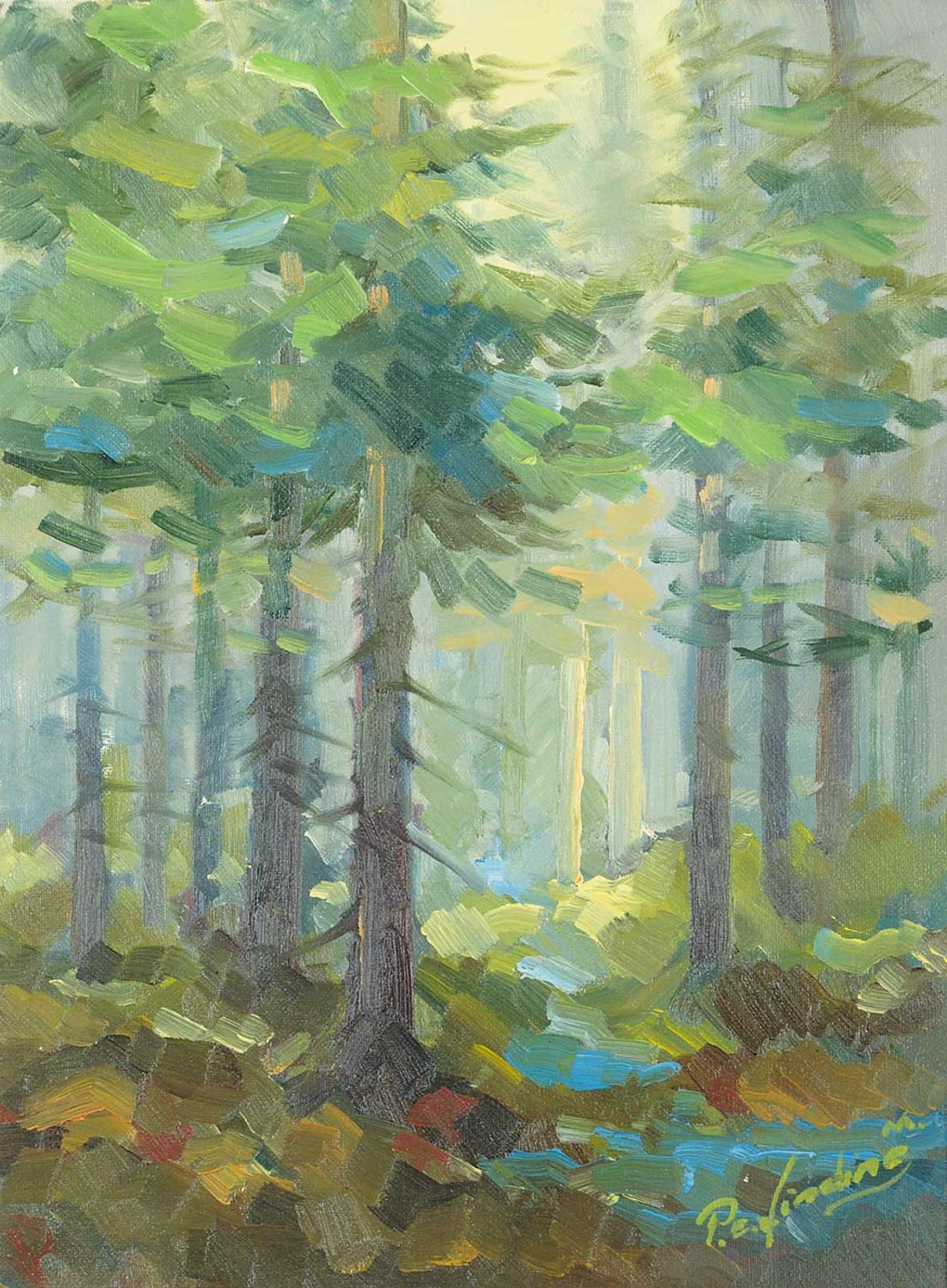 P.E. Lindine - Untitled - Forest Interior