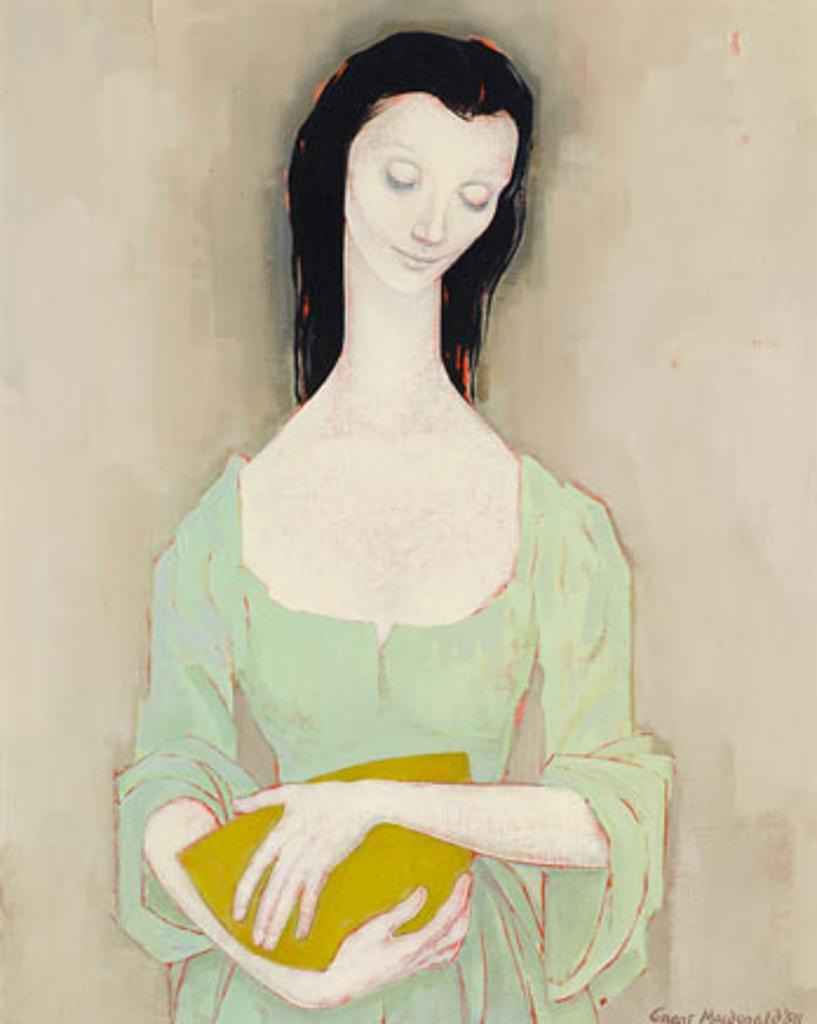 Grant Kenneth MacDonald (1909-1987) - Woman Holding a Green Bowl