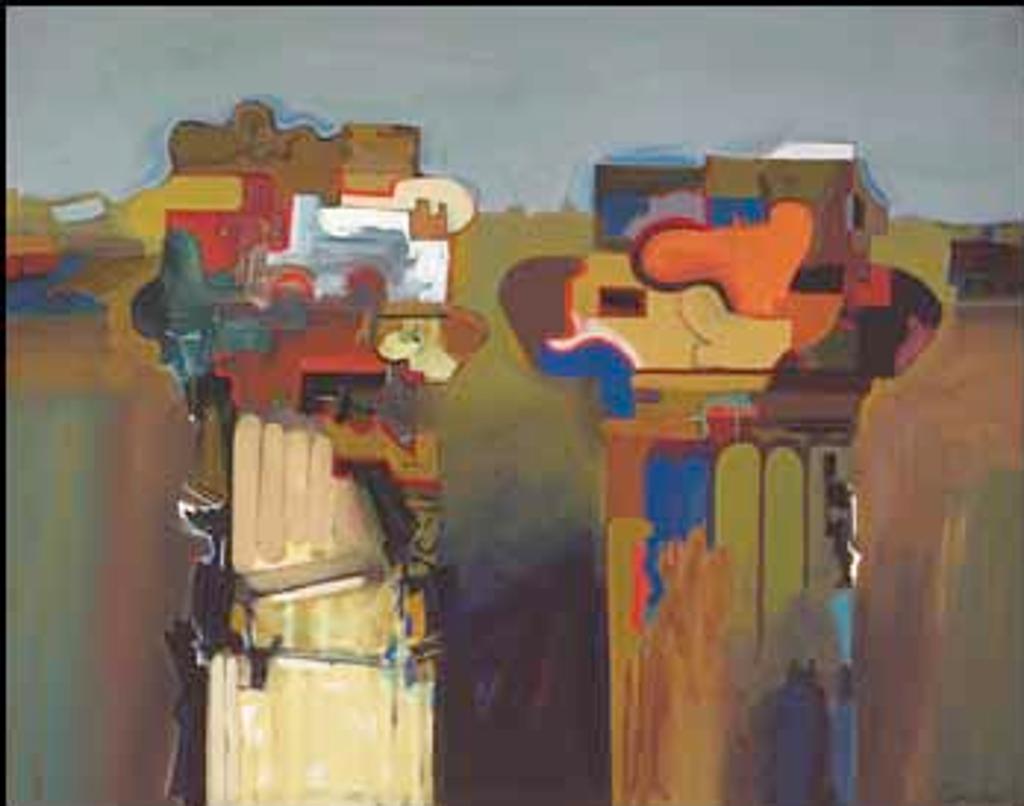 Jack Leaonard Shadbolt (1909-1998) - The Space Between Columns