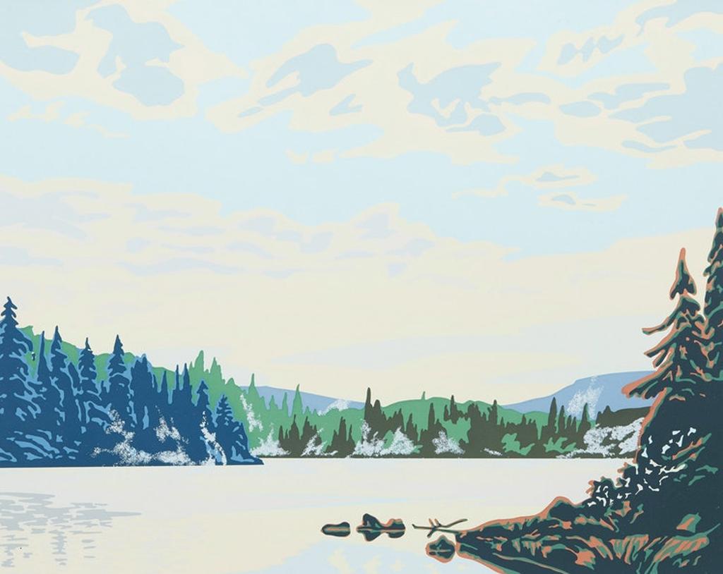 Paul F. Gauthier (1937) - Morning Mist; Algonquin Lake