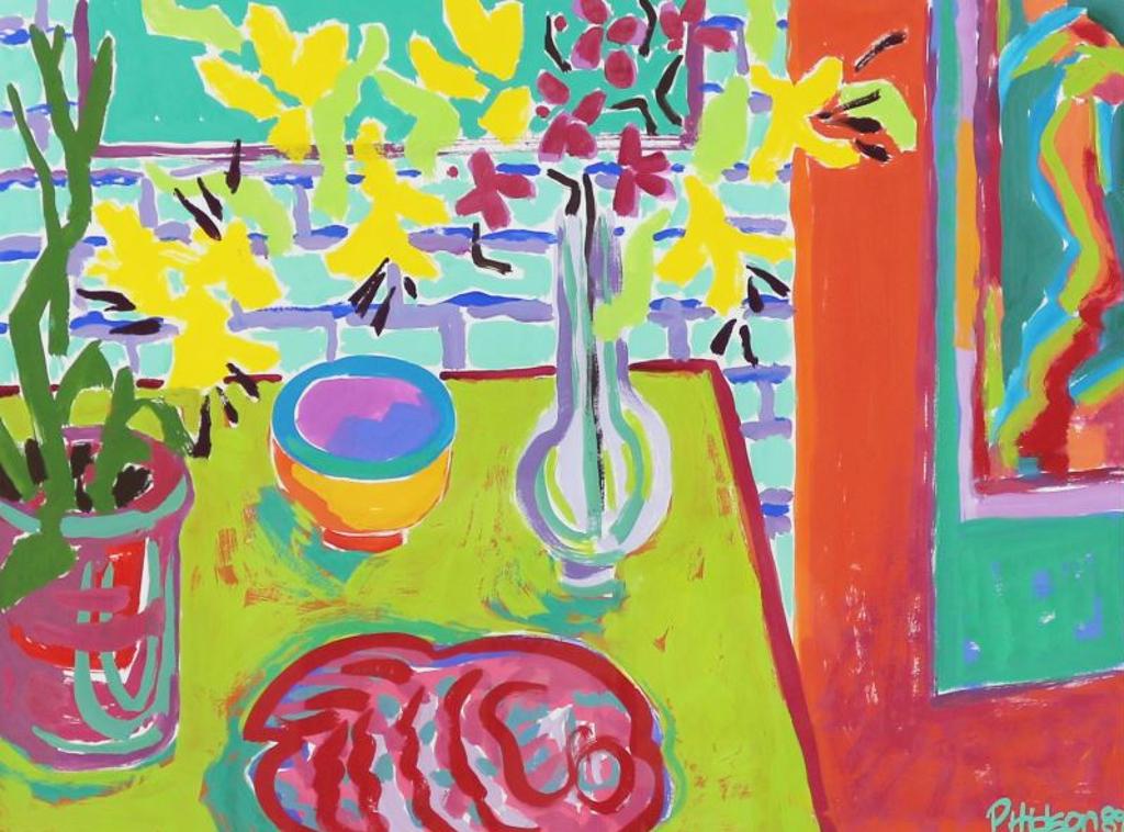 Patricia Hidson (1928-2011) - Daffodils In Vase; 1989
