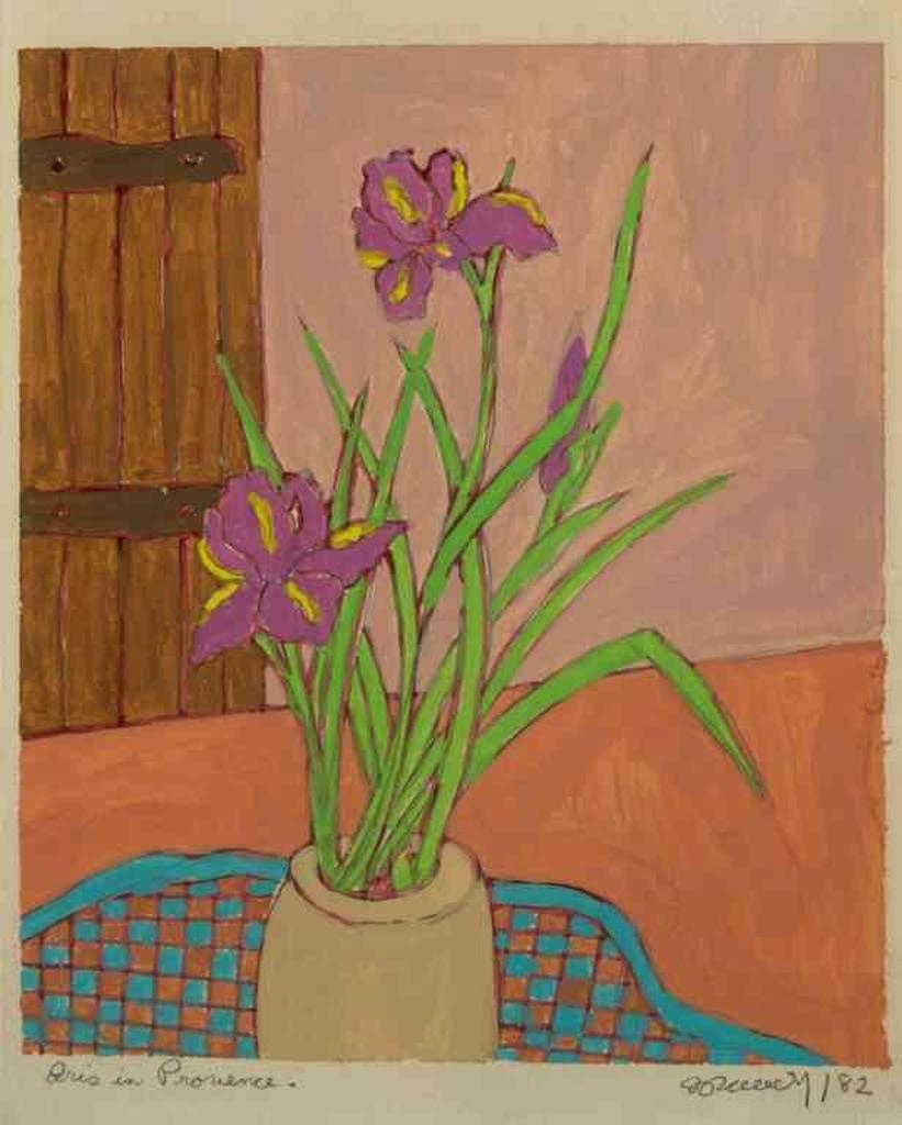 Jack Henry Pollock (1930-1992) - Iris in Provence (1982)
