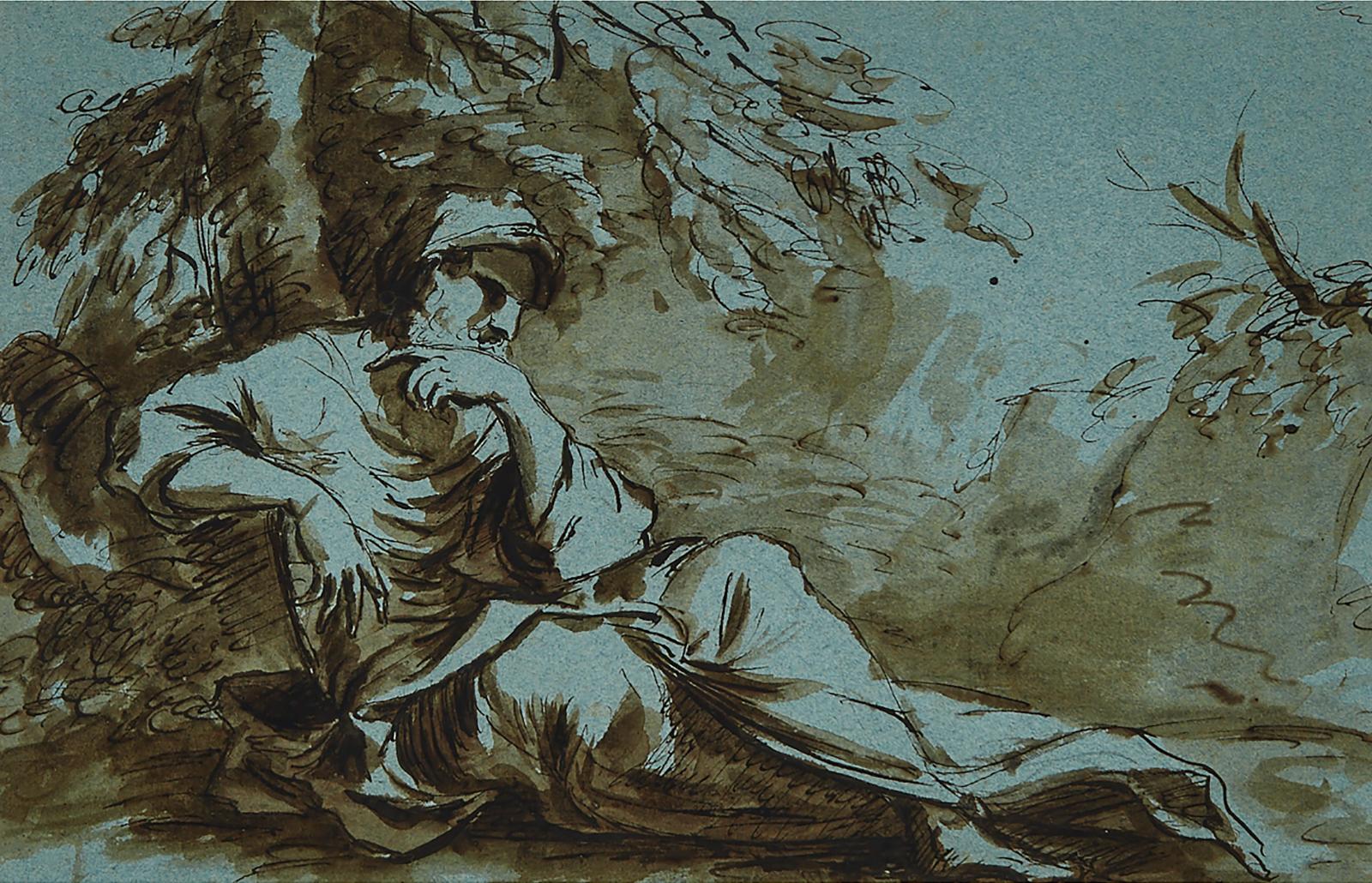 Francesco Bartolozzi (1727-1815) - A Reclining River God