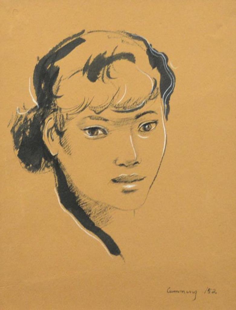 Vera Cumming (1921-1996) - Portrait of a Young Lady