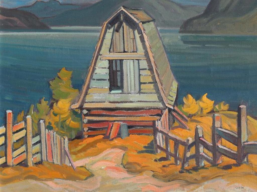 Henry George Glyde (1906-1998) - Old Barn, Salmon Arm B.C