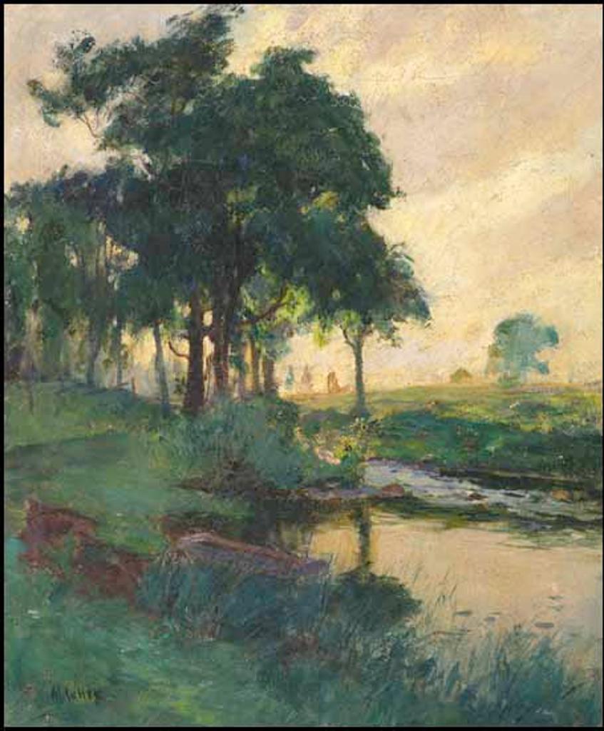 Maurice Galbraith Cullen (1866-1934) - By the Stream at Dusk