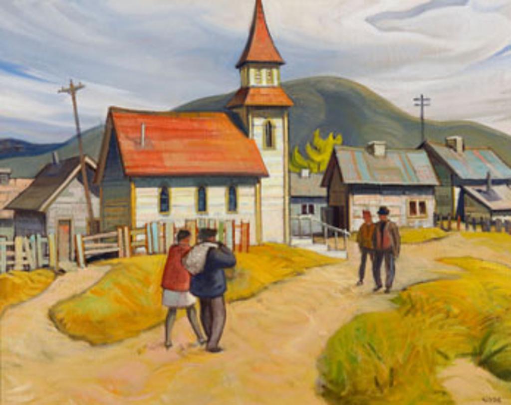 Henry George Glyde (1906-1998) - Country Church - Southern Alberta