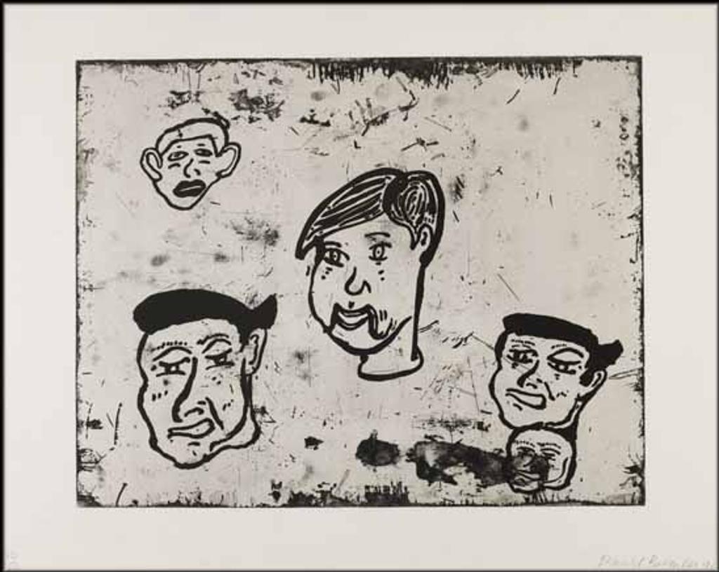 Donald Baechler (1956) - The Counterfeiters - A Portfolio of Four Prints