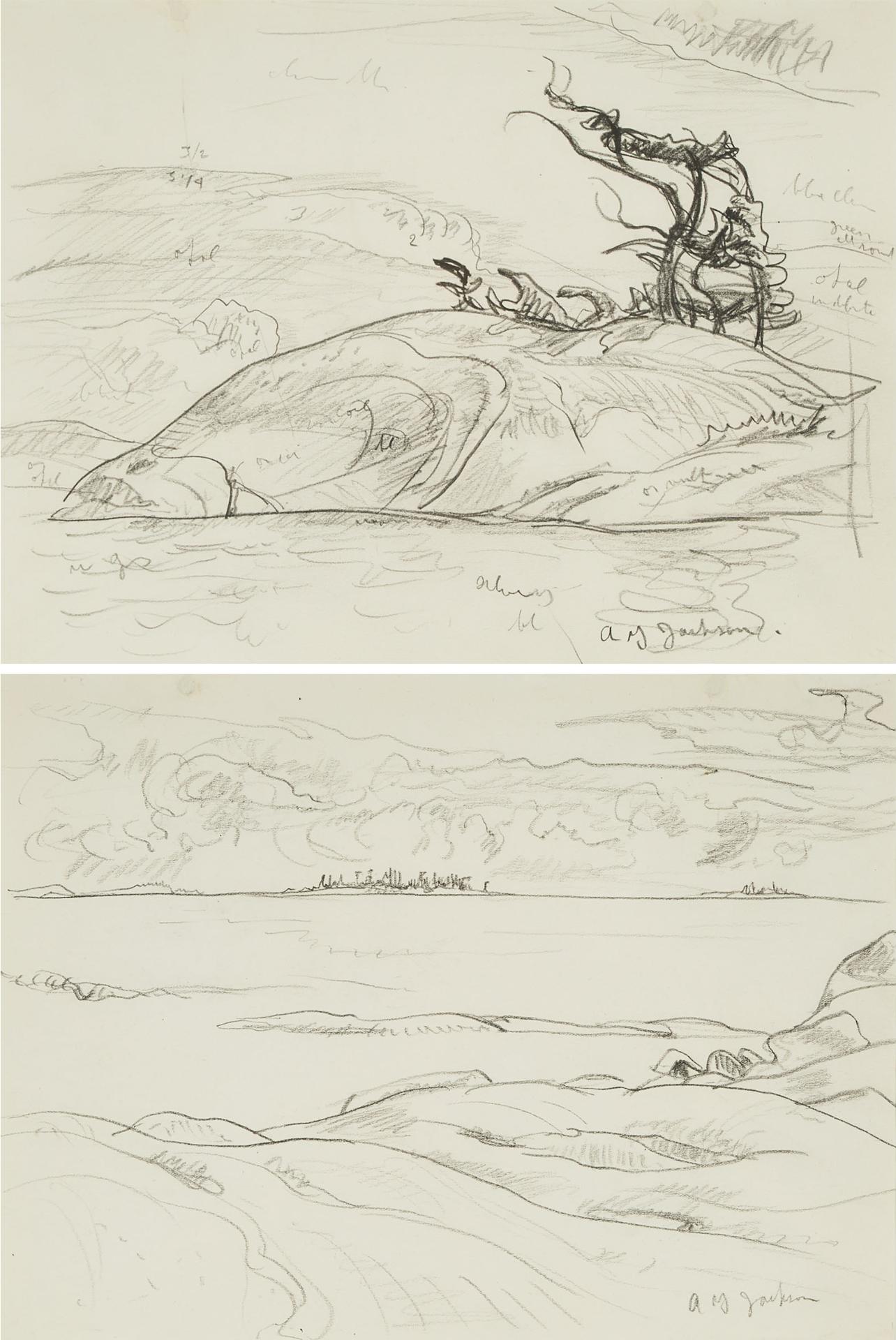Alexander Young (A. Y.) Jackson (1882-1974) - Georgian Bay Sketch