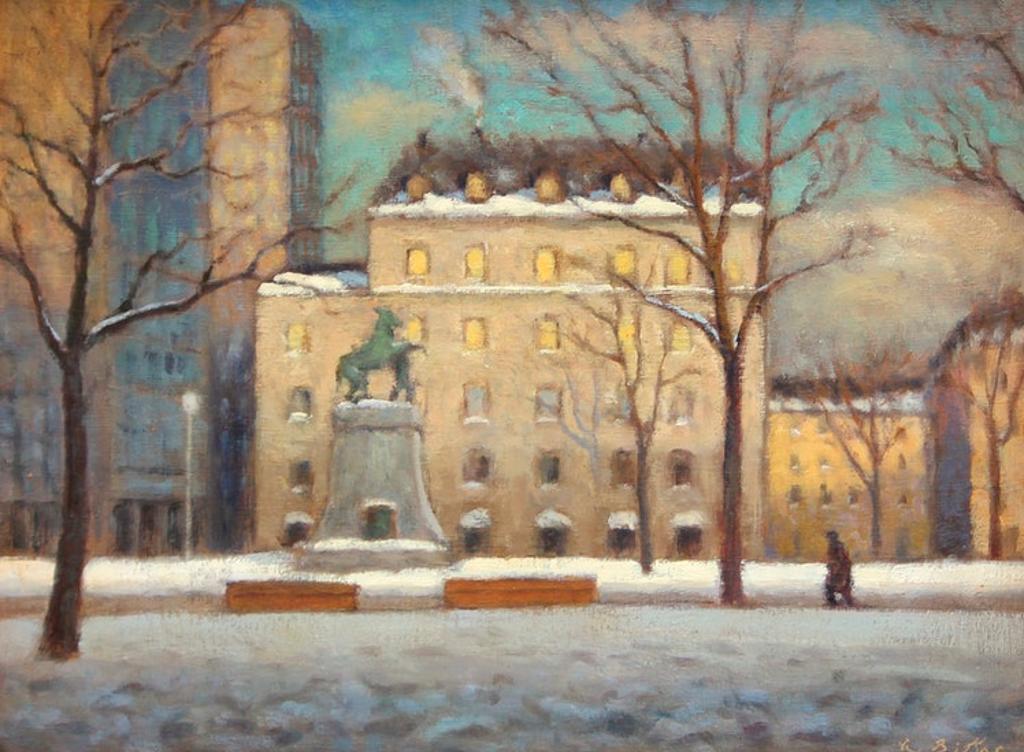 Antoine Bittar (1957) - Dorchester Square, Montreal