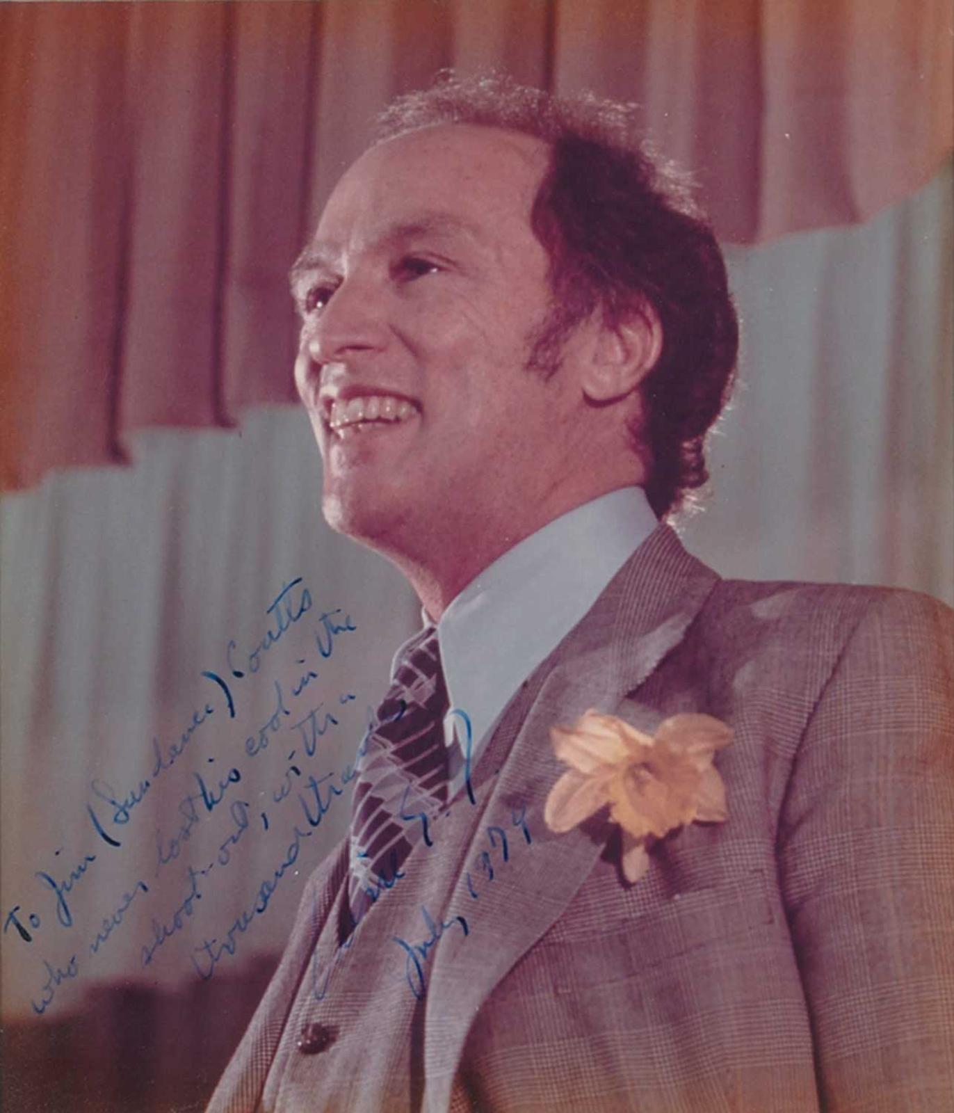 Political School - Untitled - Portrait of Pierre Trudeau