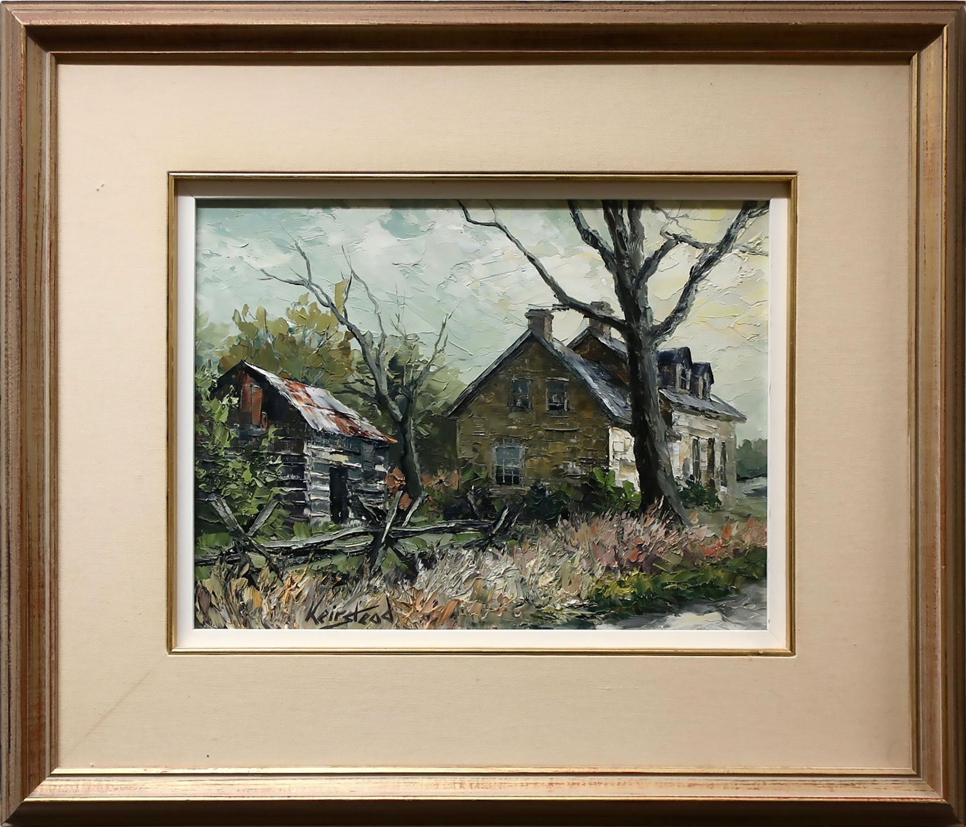 James Lorimer Keirstead (1932) - Untitled (Old House With Shed)