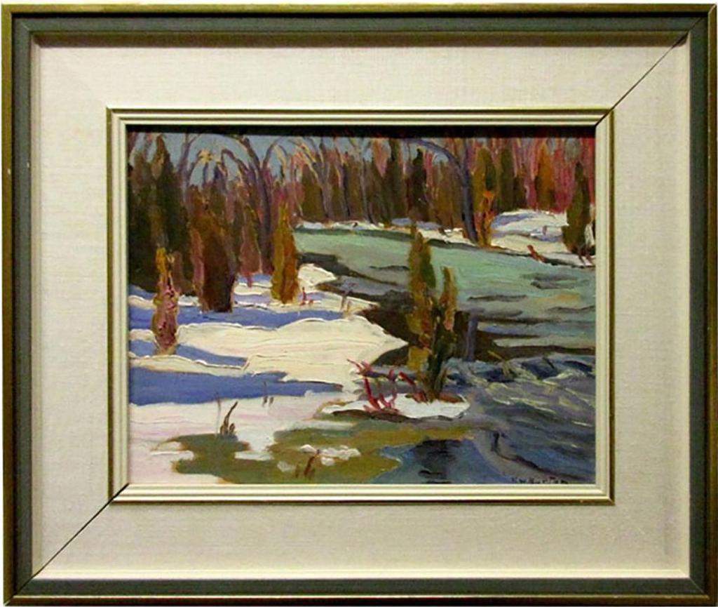 Ralph Wallace Burton (1905-1983) - Spring Creek - 1977 Near Burritts Rapids, Ont.