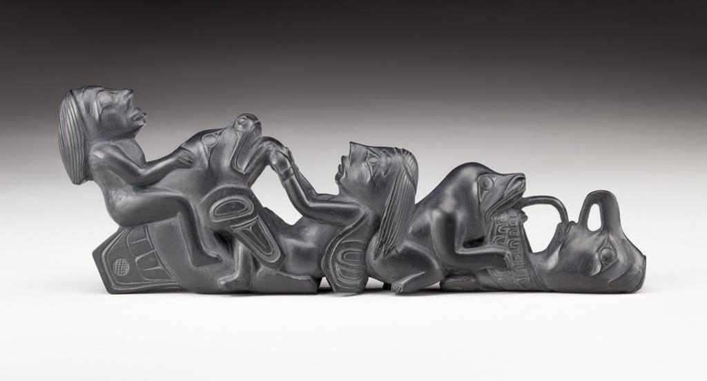 Greg White Lightbown (1953) - Carved Figurative Panel