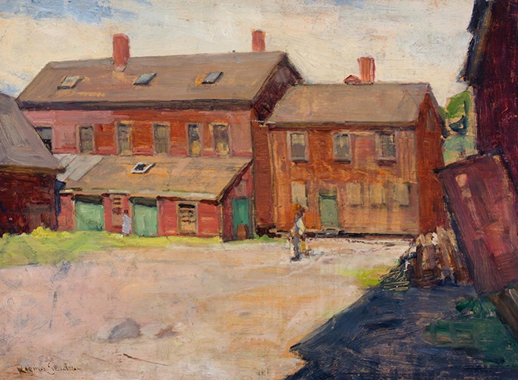 Regina Seiden (1897-1991) - Street Scene, Montreal