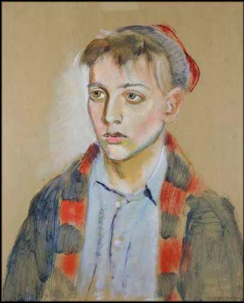 Jack Weldon Humphrey (1901-1967) - Boy in Cap and Sweater